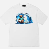 RARETE (ラルテ) テディベア Teddy bear サーフィン いい波 Tシャツ