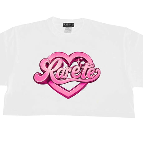 RARETE (ラルテ)  ハート グラフィック Tシャツ Short レディース
