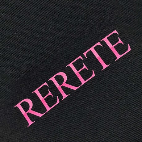 RARETE (ラルテ)  パープル テディベア arm  ブラックトレーナー