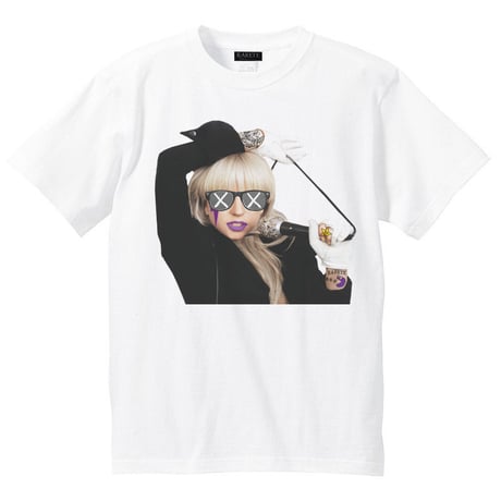 RARETE (ラルテ)     GAGA Mic Tatoo　Tシャツ  ホワイト