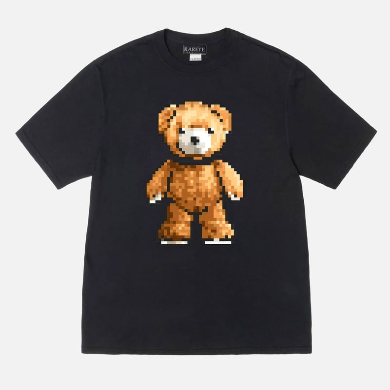 RARETE (ラルテ) テディベア 8bit 首取れた Tシャツ | Rarete ラルテ RARETE (ラルテ) テディベア 8bit 首取れた Tシャツ | Rarete ラルテ