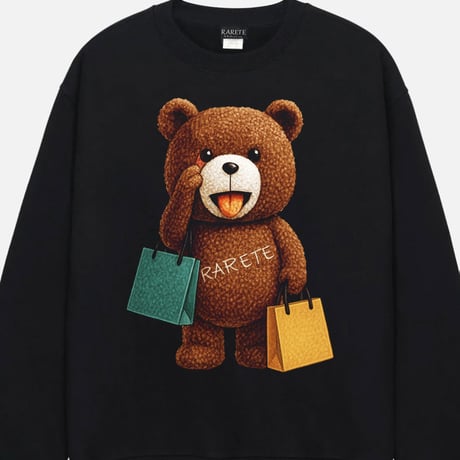 RARETE (ラルテ) 　テディベア teddy bear あっかんべー トレーナー shopping
