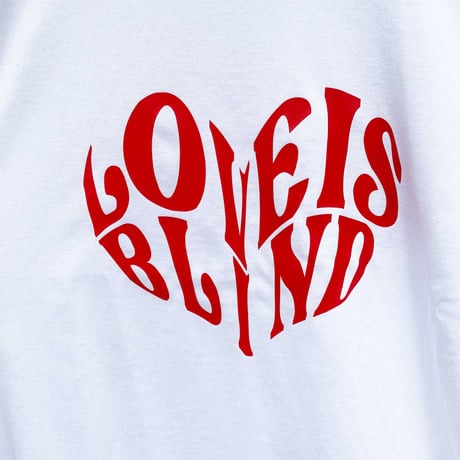 RARETE (ラルテ)  LOVE IS BLIND Heart   Tシャツ ホワイト