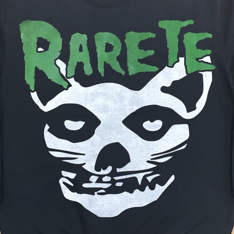 RARETE (ラルテ) cat 猫 MISFITS ミスフィッツ   スエット ブラック  星柄 star（裏パイル）