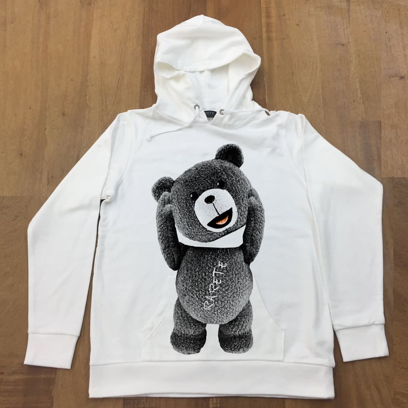 RARETE (ラルテ) テディベア 首とれた！ パーカー ホワイト 星柄 star