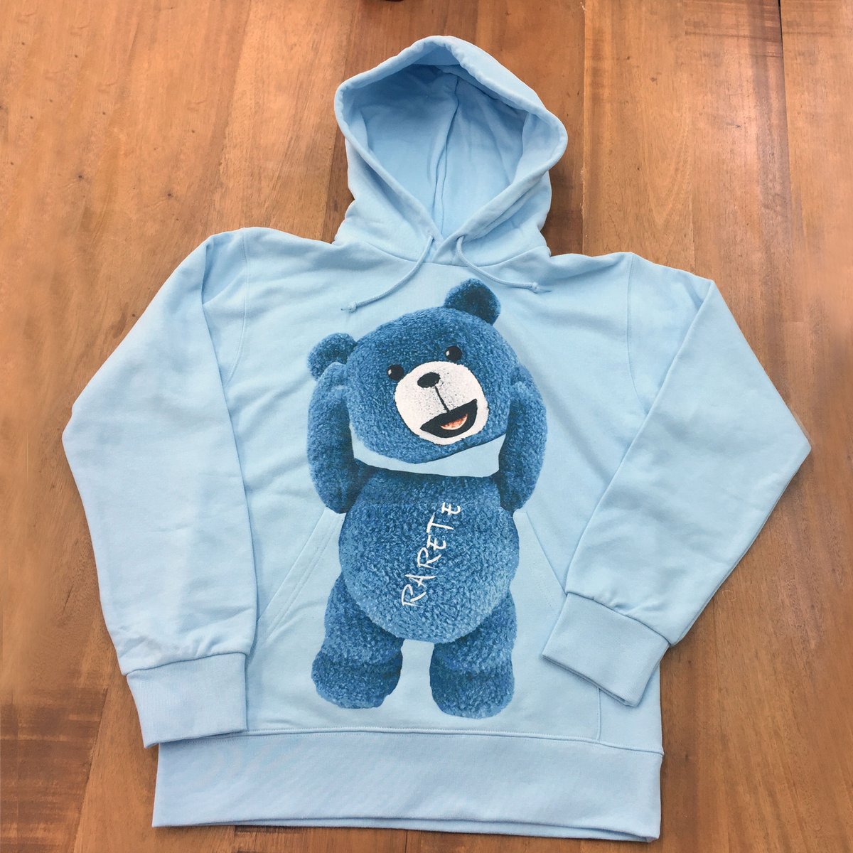 RARETE (ラルテ) テディベア 首とれた！ パーカー ライトブルー
