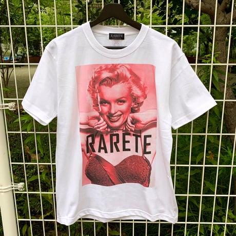 RARETE (ラルテ) マリリンモンロー ピンク  Tシャツ ホワイト