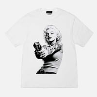 RARETE (ラルテ) マリリンモンロー Marilynmonroe 構え 銃口 Tシャツ