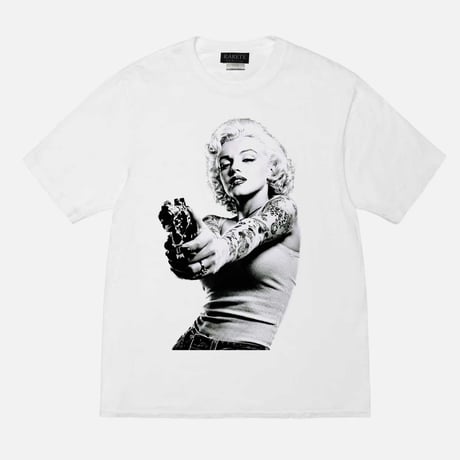 RARETE (ラルテ) マリリンモンロー Marilynmonroe 構え 銃口 Tシャツ
