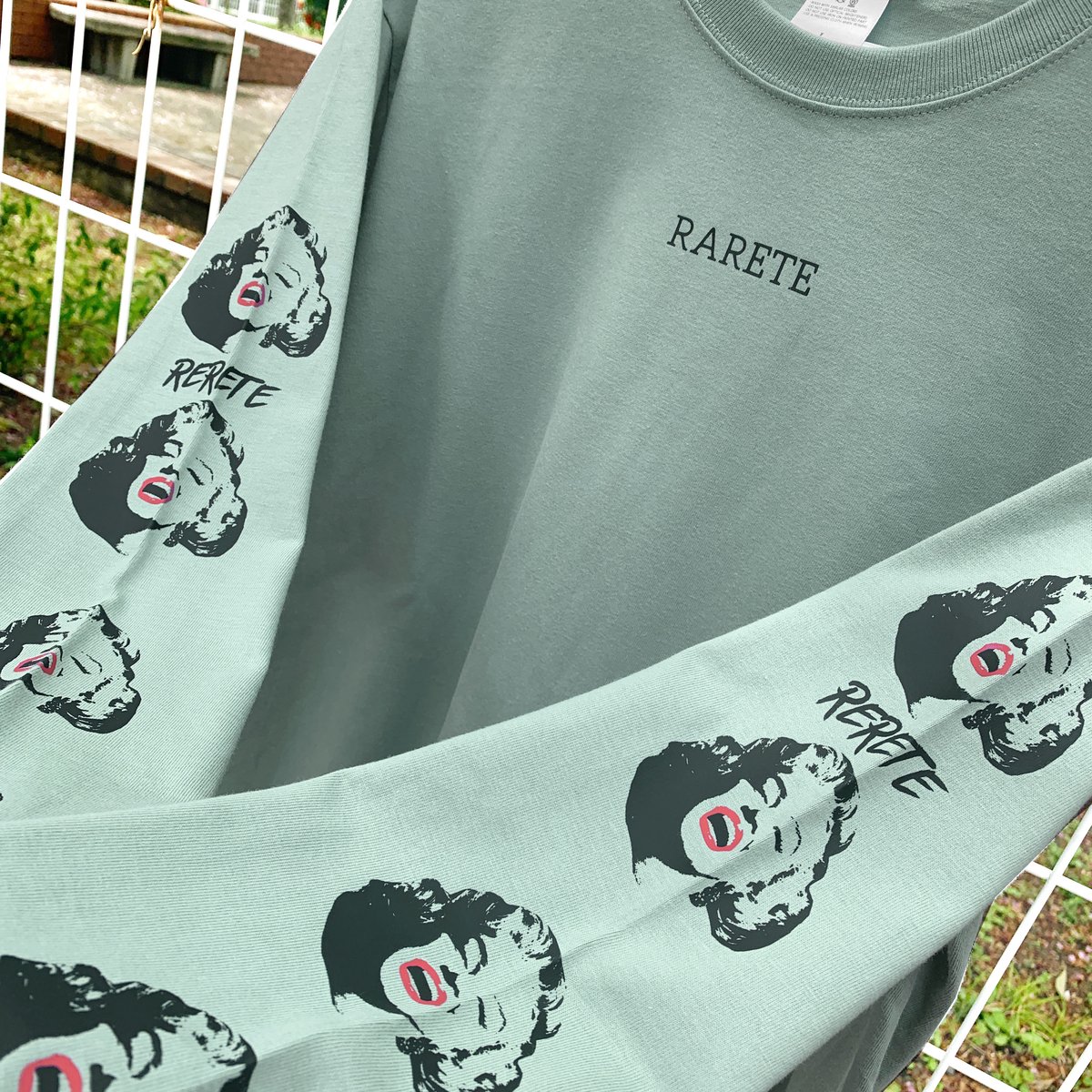 ONEMADE × ROARGUNS マリリンモンロー プリントロングTシャツ