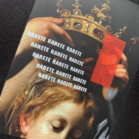 RARETE (ラルテ) GIRL crown  Back print　パーカー ブラック