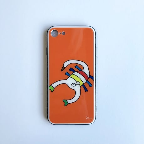 サソリの強化ガラスiPhoneケース