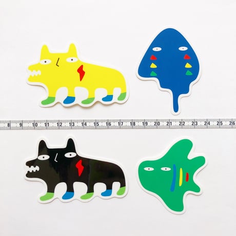いきものステッカーMサイズ1枚