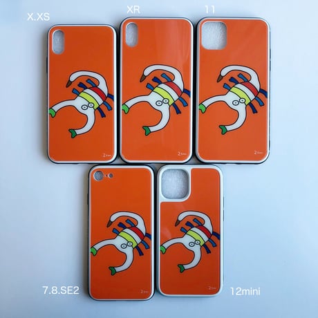 サソリの強化ガラスiPhoneケース