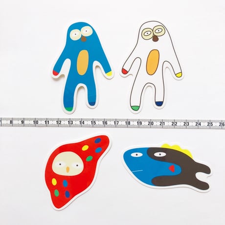 いきものステッカーMサイズ1枚