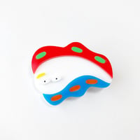 ウミウシのブローチ