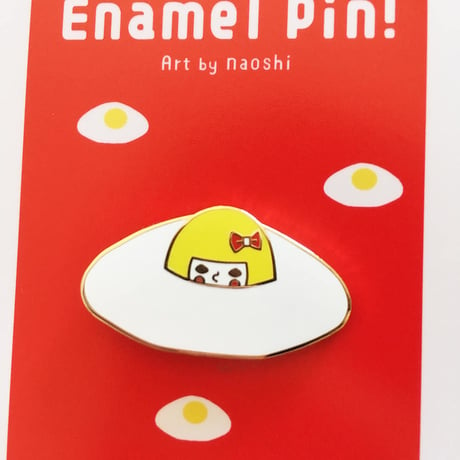 Hard Enamel Pin -Escape to sunny-side up-