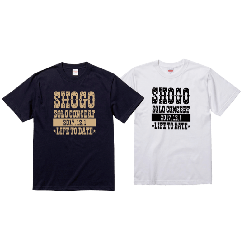 ＳＨＯＧＯソロコンサート２０１７公式グッズ Tシャツ（黒