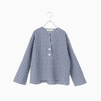240204 ギンガムチェックパラシュート釦プルオーバーシャツ