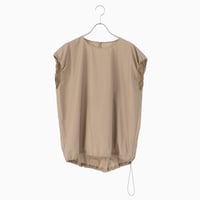 253104 ヘムラインドローコードブラウス