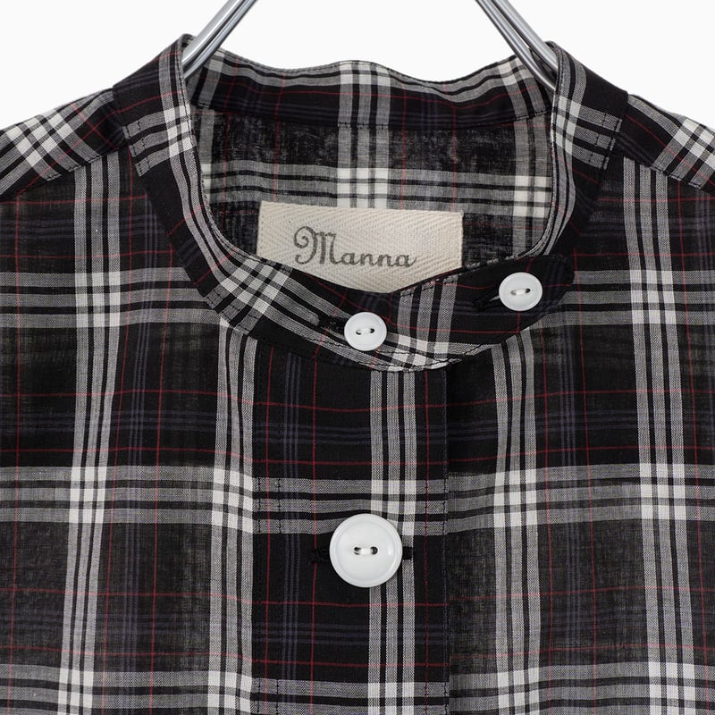 【美品】Clip.tab タータンチェック リネン 半袖シャツ studio CLIP（スタディオクリップ）の「ギンガムコットンリネン