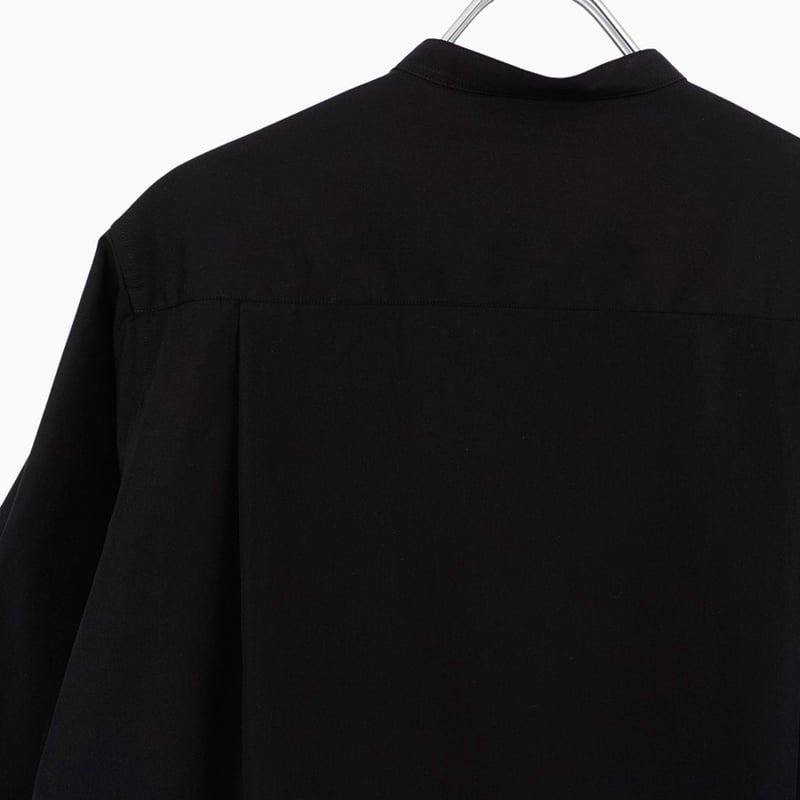 255204 ブロードパラシュート釦スタンドカラーシャツ | Manna