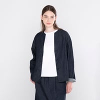 251249 ラメ裏毛ジップブルゾン | Manna