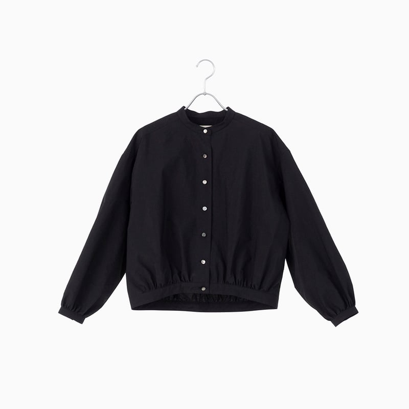 ダホダホさん専用。 241034 ワッシャーショート丈スタンドカラーブラウス | Manna