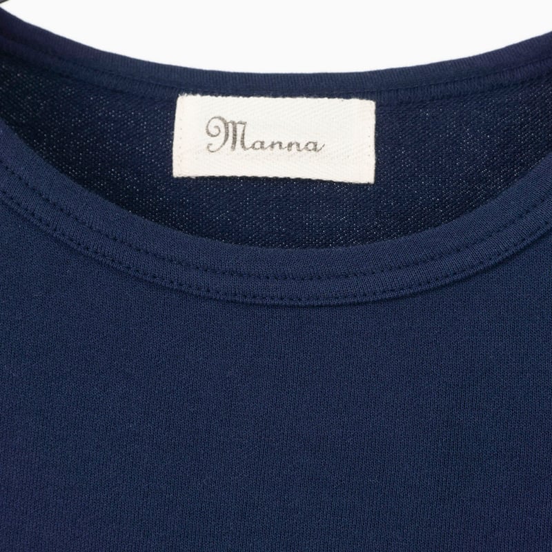 253089 ミニ裏毛シアースリーブTシャツ | Manna