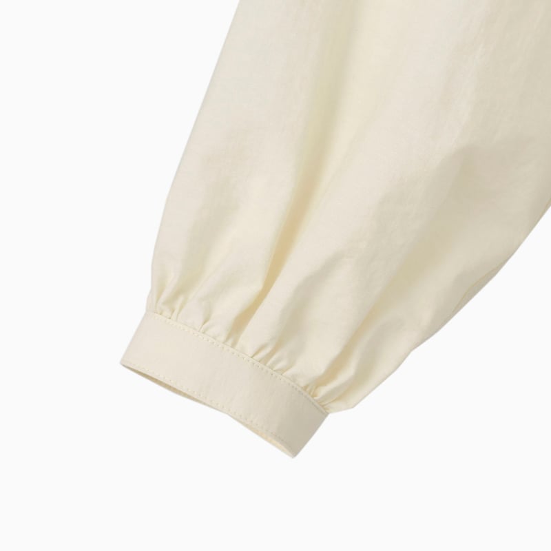 241034 ワッシャーショート丈スタンドカラーブラウス | Manna