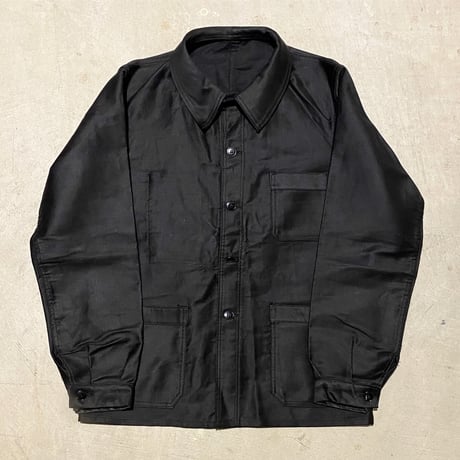 1950's KONECO Black Moleskin Jacket Deadstock