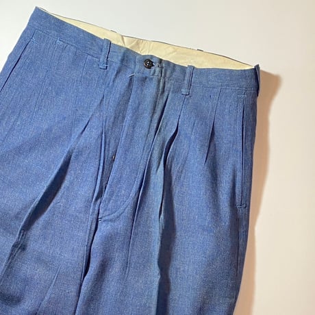 1940's Unknown Cotton Trousers Deadstock