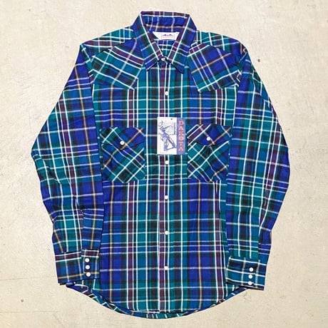 1980's DAKOTA Western L/S Shirt Deadstock