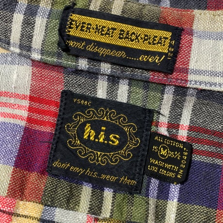 1960's h.i.s L/S Shirt