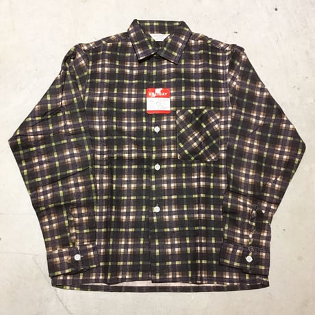 1960's HOLIADY Flannel L/S Shirt Deadstock