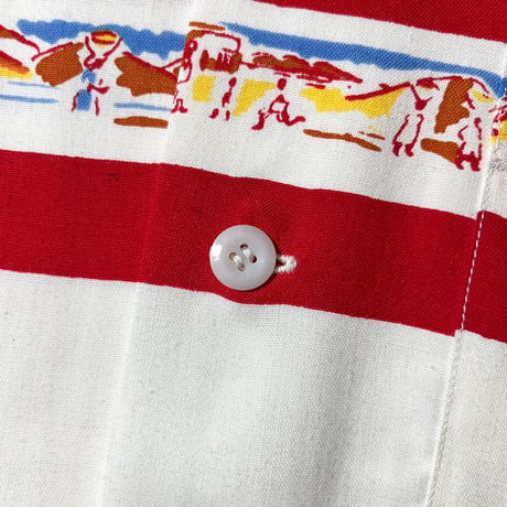 1950's La Belle Greole Rayon S/S Shirt