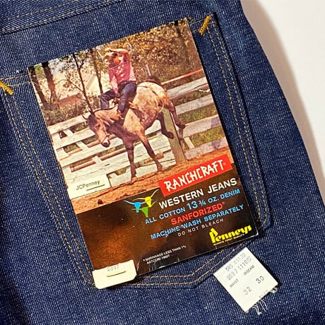 1960's RANCHCRAFT Denim Pants Deadstock
