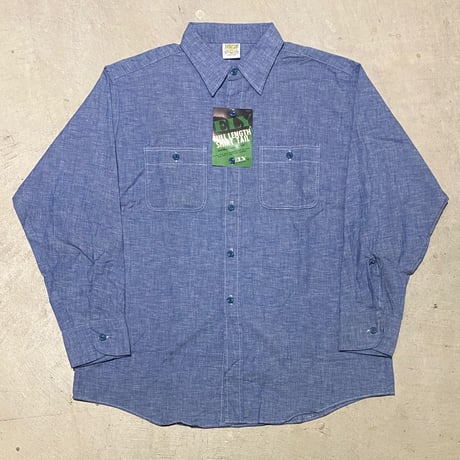 1970〜80's ELY Chambray L/S Shirt Deadstock