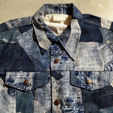 1970's The King-Size Co. Patchwork Printed Jacket
