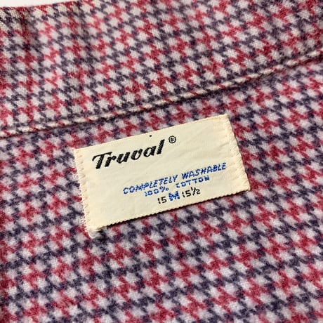 1950〜60's Truval Flannel L/S Shirt