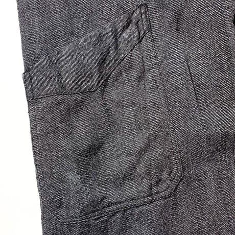 1950's Le Cres Souple Black Chambray Atelier Coat