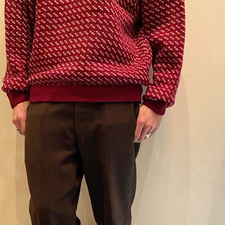 1980's L.L.Bean Bird's-eye Wool Sweater