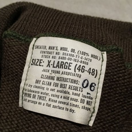 1970's US.ARMY Sweater Deadstock