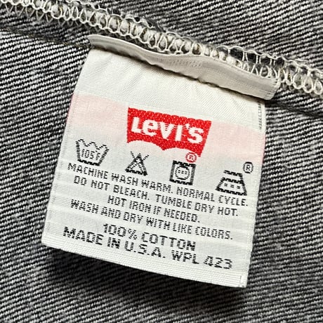 1990's Levi's 501 Black Denim Pants