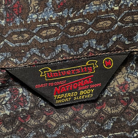 1960's NATIONAL SHIRT SHOP S/S Shirt Deadstock