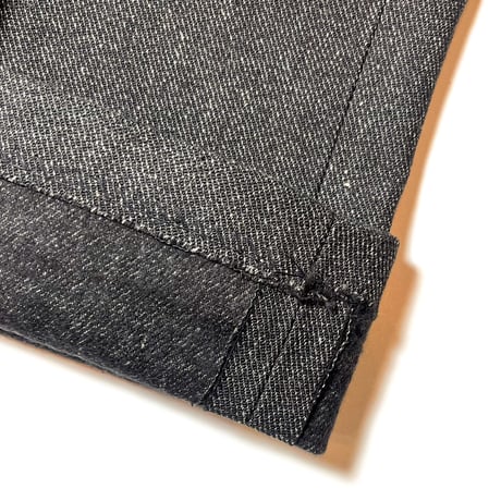 1940's ESSEX TROUSERS Black Covert Trousers Deadstock