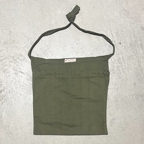 1940's American Red Cross Herringbone Apron Bag