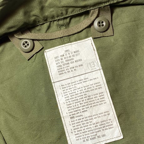 1980's US.ARMY M-65 Mods Coat Deadstock