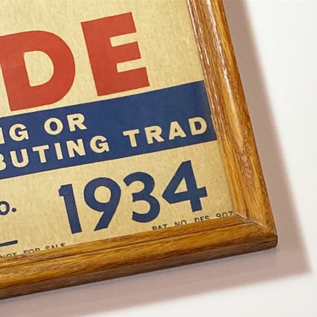 1930's NRA CODE Poster