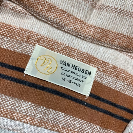 1950's VAN HEUSEN Flannel L/S Shirt Deadstock
